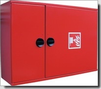 Hydrantová skříň D25 s boxem na hasicí přístroj